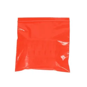 12" x 15" - 2 mil Red Reclosable Poly Bags