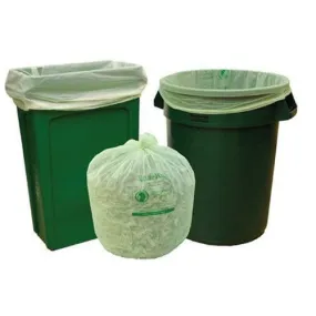 55 Gallon Biodegradable Trash Bags - Compostable Liners Bags