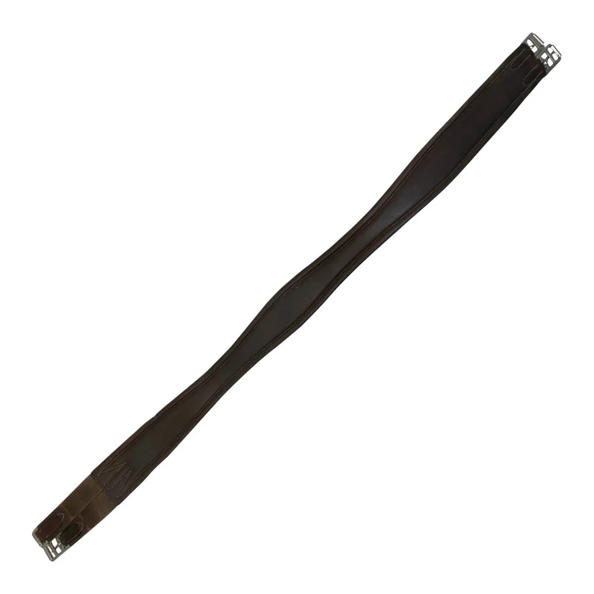 Americana Fancy Stitch Overlay Girth in Havana - 54