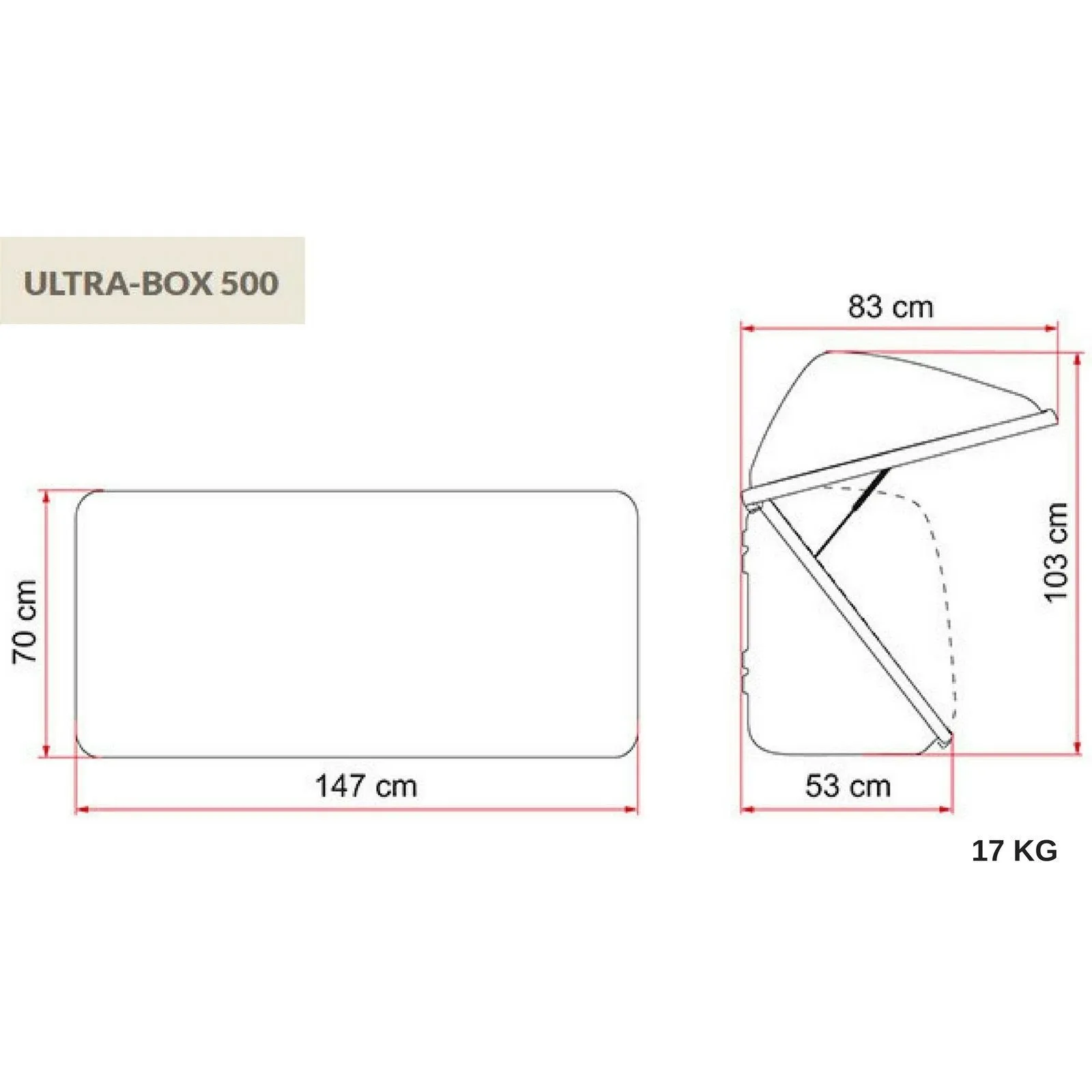 Fiamma Ultra-Box Motorhome Rear Box
