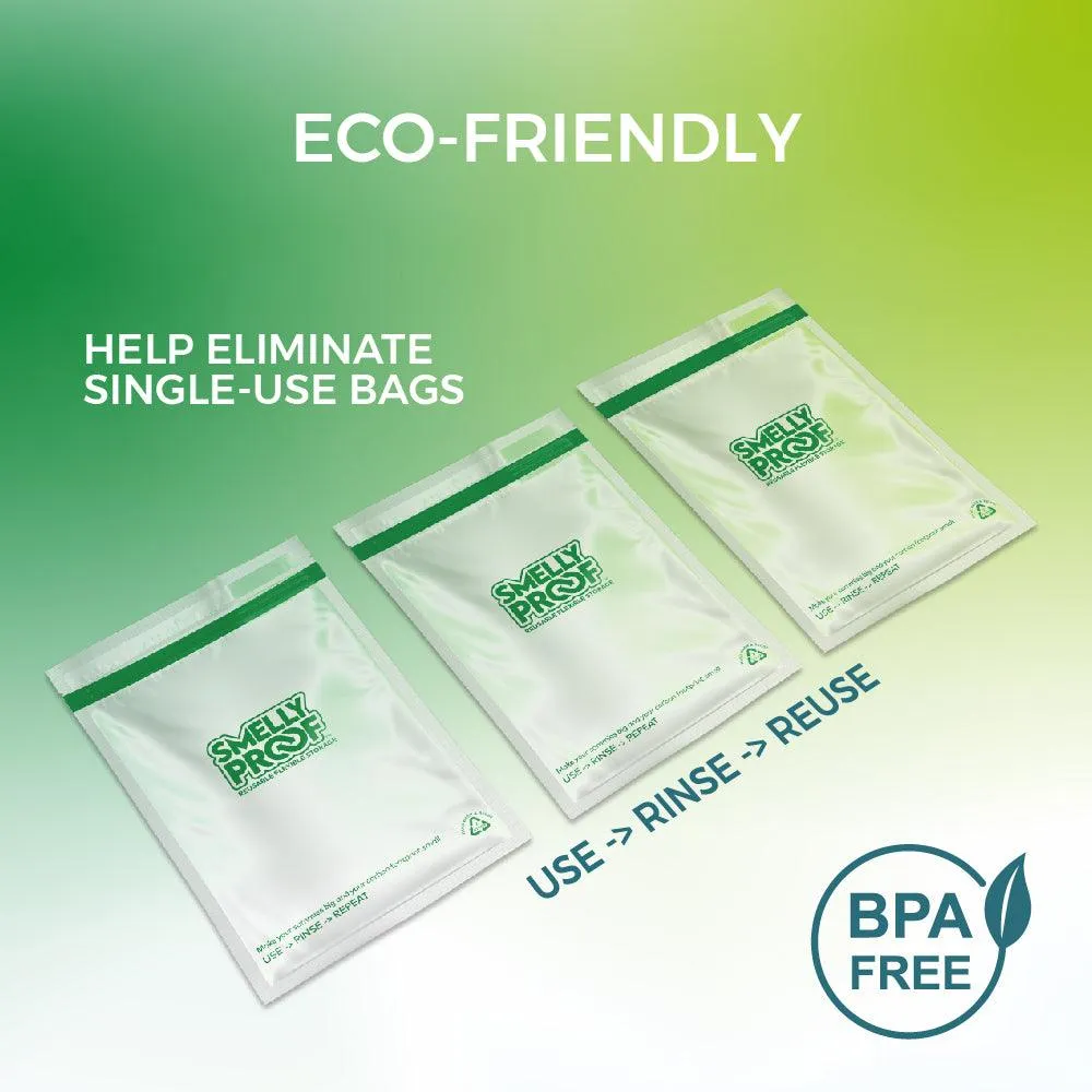 Reusable Black Flat Bags