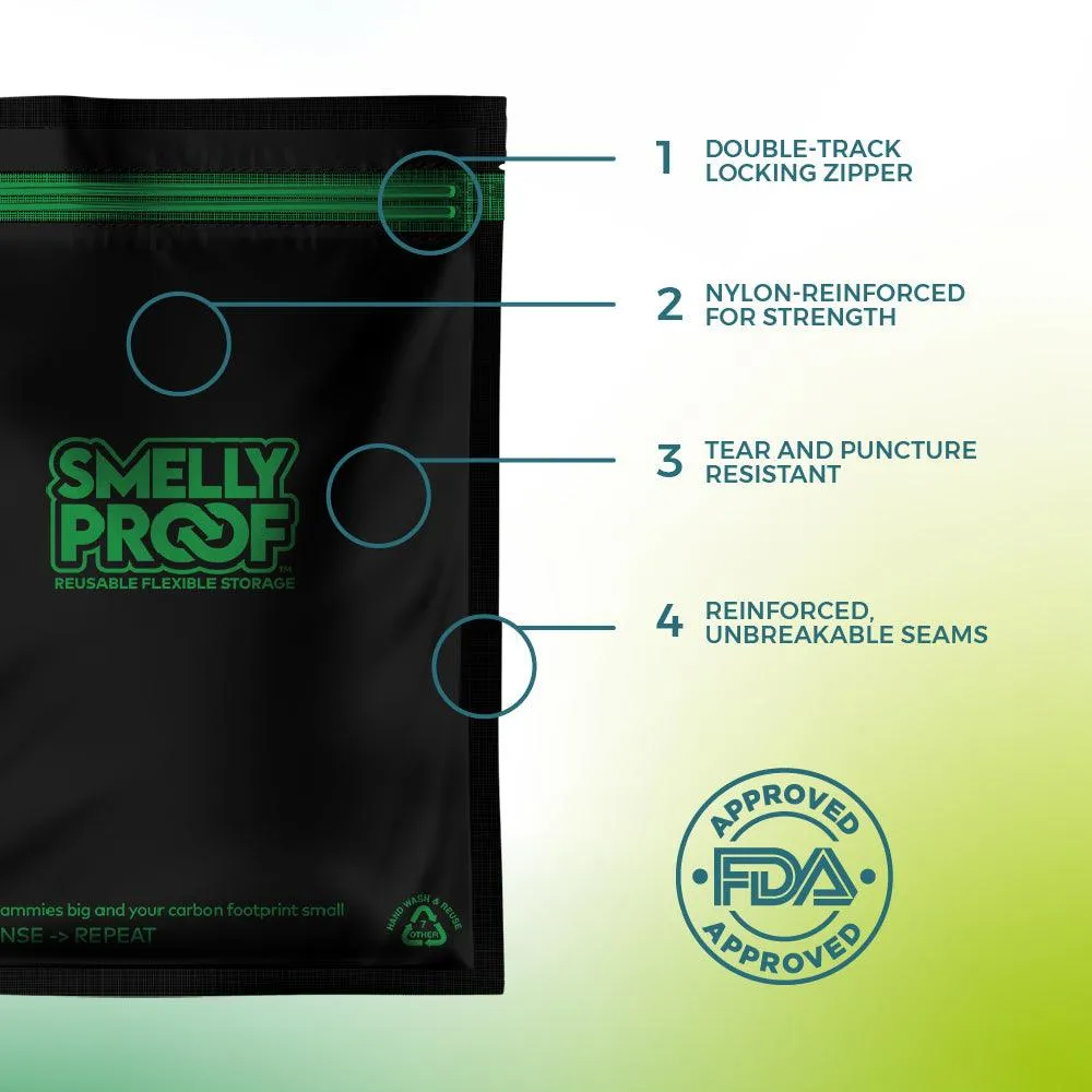 Reusable Black Flat Bags