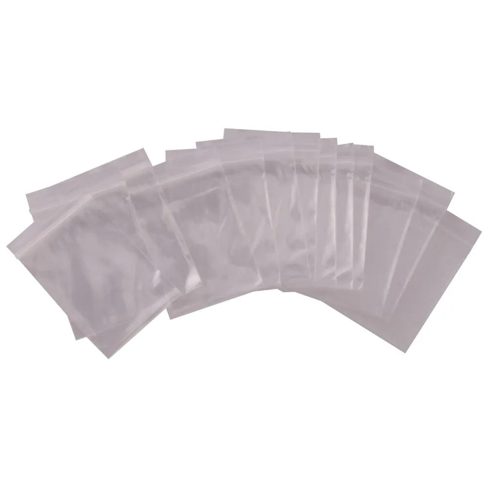 SA-B1H2 - 100 Pack of 1.5 Inch x 2 Inch Clear Reclosable Poly Bags - 2 MIL