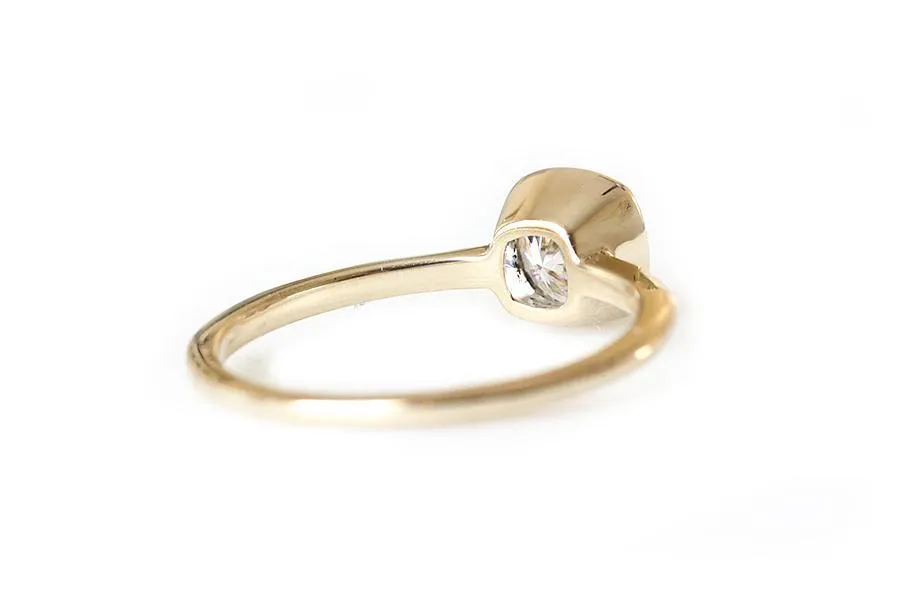 Zoe Cushion Moissanite Ring